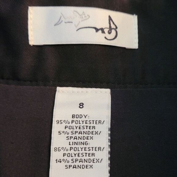 Gym Shark Athletic Asymmetrical Diagonal Striped Schoolgirl Skort Black Sz 8 - Picture 6 of 11